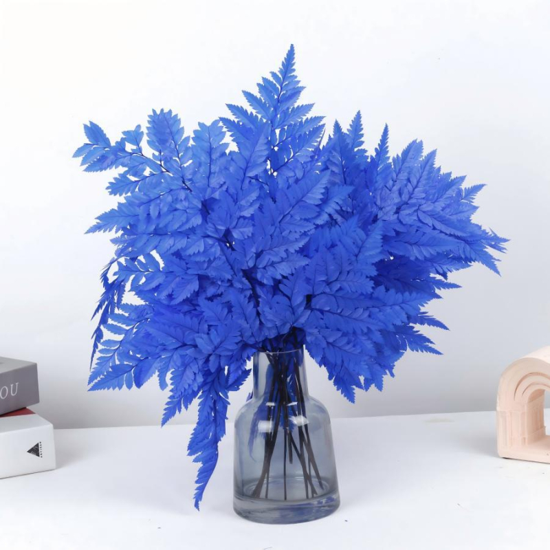 Вечни цветя, алпийска папрат, сухи декоративни листа, комплект 10 бр., реквизит за снимки