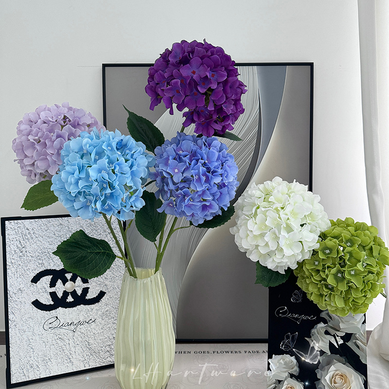 Hortenzija umjetni cvijet, set od 116 komada, PU i svila, stiliziranje i 3D ispis, Brand Tianjin Lihang