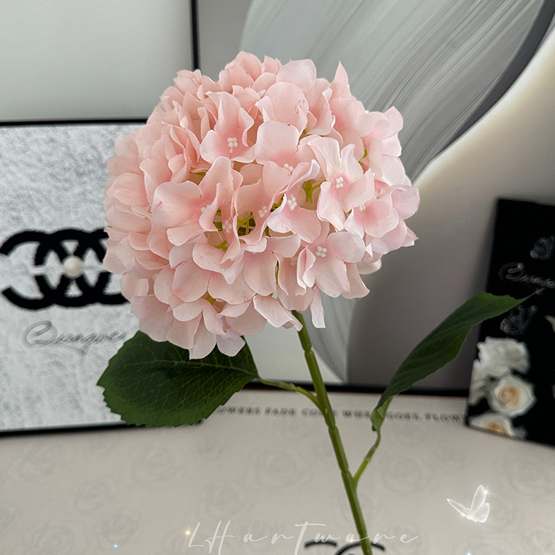 Hortenzija umjetni cvijet, set od 116 komada, PU i svila, stiliziranje i 3D ispis, Brand Tianjin Lihang