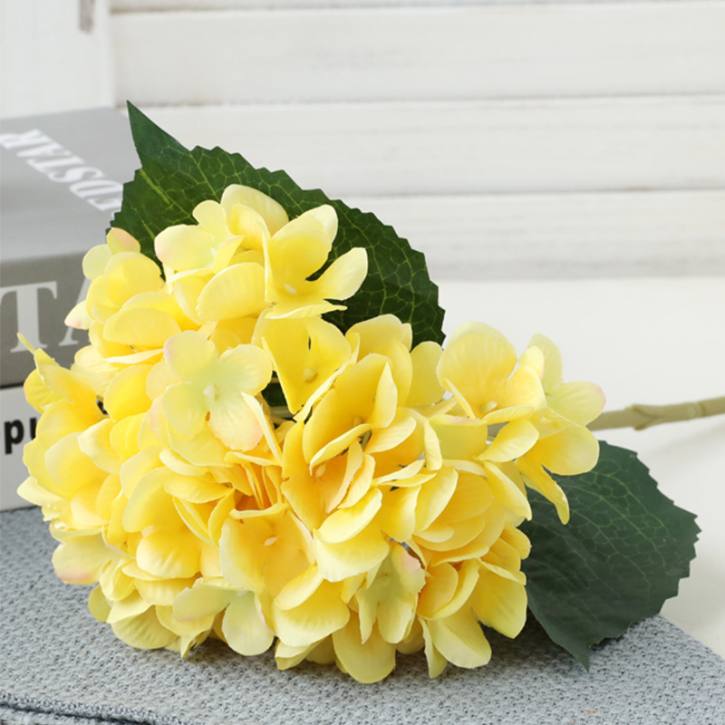 Hortenzia selyemvirág-kompozíció injekciós formázással, esküvőkre, szabadtérre, rekvizíció fotózáshoz és otthoni dekorációhoz