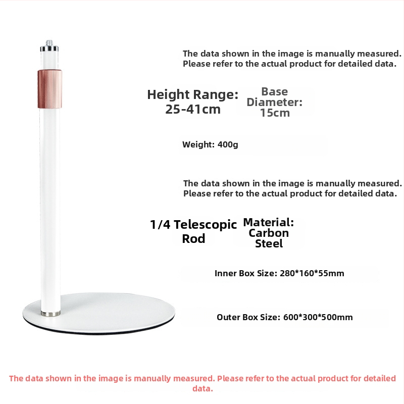 Suport de birou pentru telefon și tabletă, telescopic, metal integral, anti vibrații, pentru transmisiuni în direct și înregistrări video