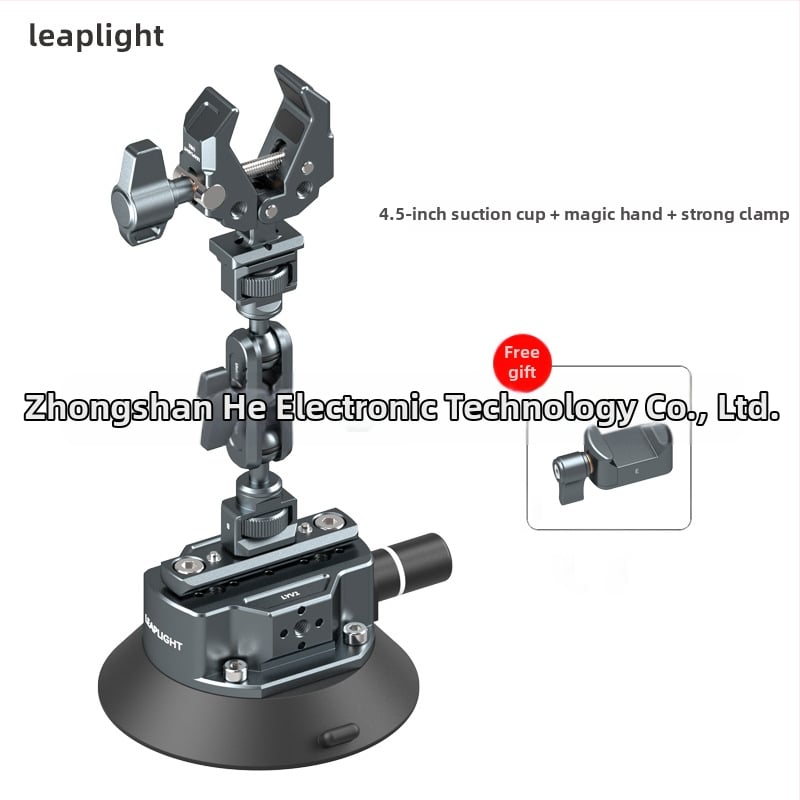 Autóba szerelhető kamera tartó vákuumos szívófejjel és hajlékony varázs-karral belső felvételekhez és élő közvetítéshez