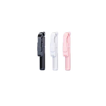 Integrēts Bluetooth selfie sticks mobilajam telefonam — pārnēsājams, stabils statīvs ar tālvadības pulti, apgaismojums un IBIS saderība (ABS + nerūsējošais tērauds)