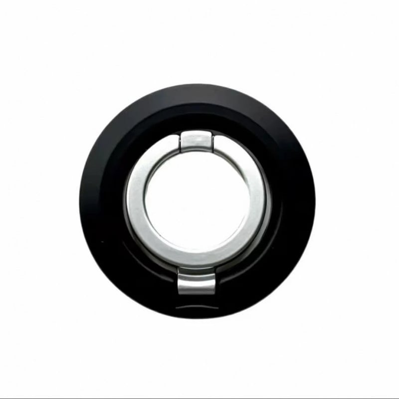Suport magnetic MagSafe cu inel dublu, față simplă — Ewr, model universal, aliaj de aluminiu, stil creativ, personalizare disponibilă