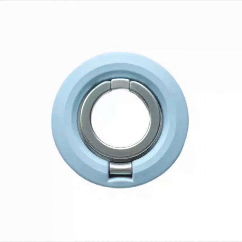 Suport magnetic MagSafe cu inel dublu, față simplă — Ewr, model universal, aliaj de aluminiu, stil creativ, personalizare disponibilă