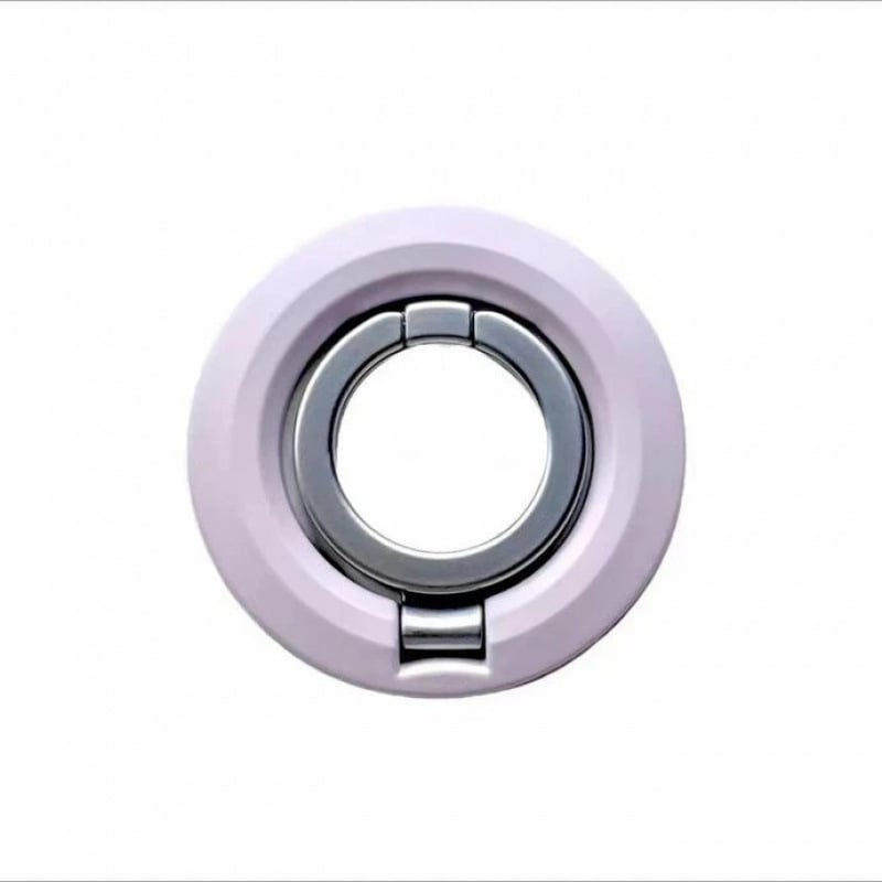 Suport magnetic MagSafe cu inel dublu, față simplă — Ewr, model universal, aliaj de aluminiu, stil creativ, personalizare disponibilă
