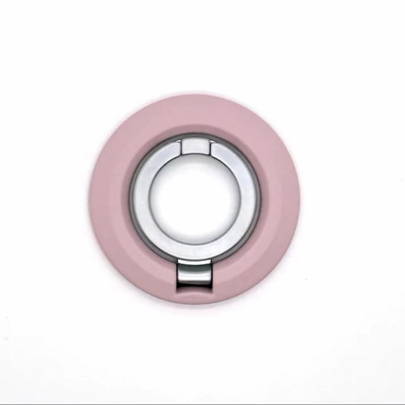 Suport magnetic MagSafe cu inel dublu, față simplă — Ewr, model universal, aliaj de aluminiu, stil creativ, personalizare disponibilă