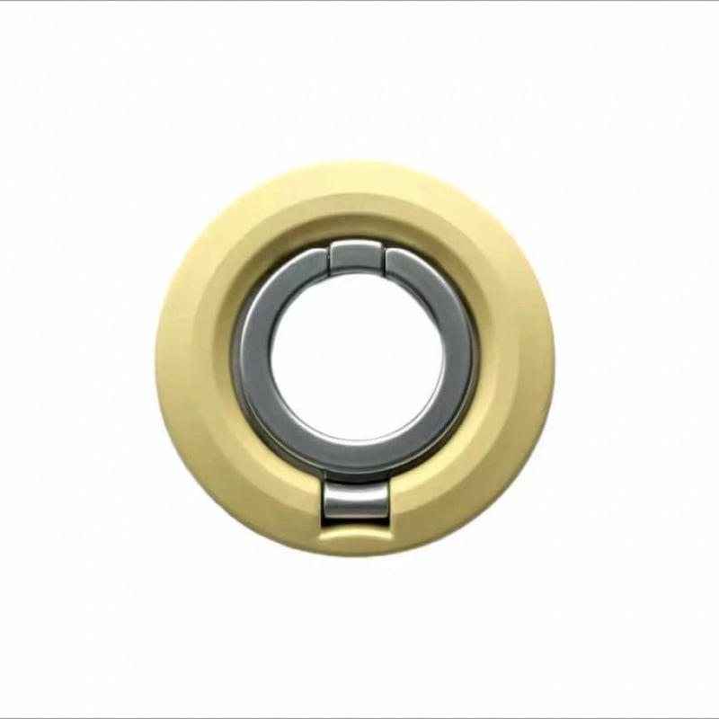 Suport magnetic MagSafe cu inel dublu, față simplă — Ewr, model universal, aliaj de aluminiu, stil creativ, personalizare disponibilă