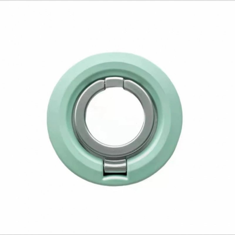 Suport magnetic MagSafe cu inel dublu, față simplă — Ewr, model universal, aliaj de aluminiu, stil creativ, personalizare disponibilă