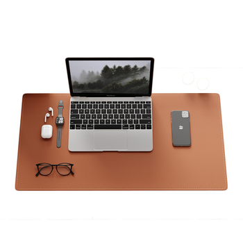 Velika kožna podloga za miš s šavovima, vodootporna, za laptop i ured, velika desk pad i gaming mat