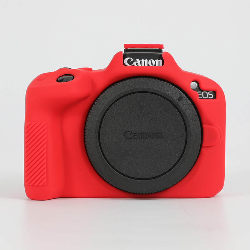 Silikona vāciņš Canon EOS R50 kamerai – elpojošs, nodilumizturīgs aizsargs