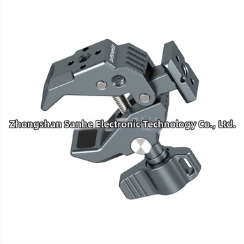 Fém többfunkciós csipesz C- és U-alakú kialakítással, rögzítő markolattal, univerzális tartó