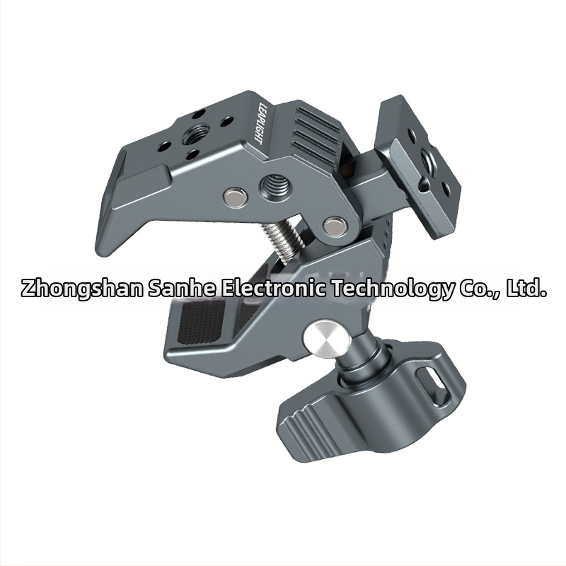 Fém többfunkciós csipesz C- és U-alakú kialakítással, rögzítő markolattal, univerzális tartó