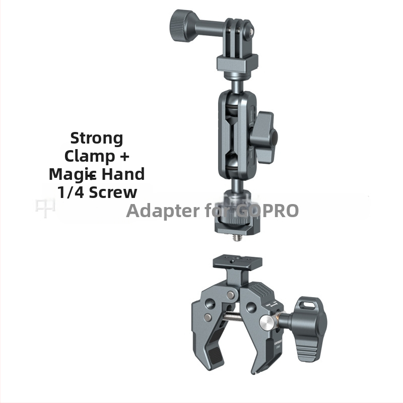 Fém többfunkciós csipesz C- és U-alakú kialakítással, rögzítő markolattal, univerzális tartó