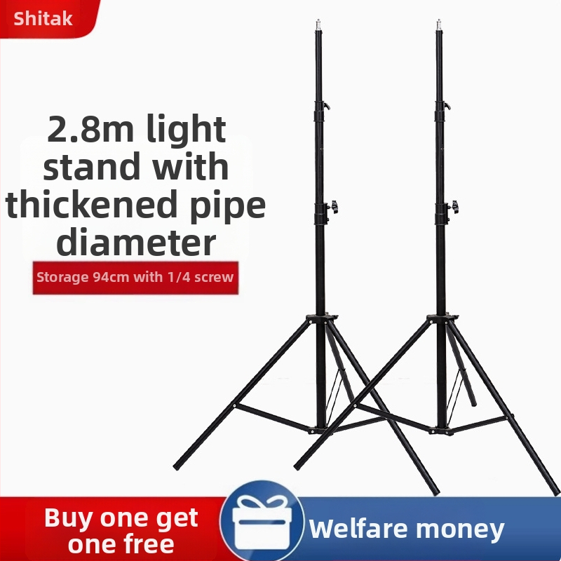 Fotózásra szolgáló fényállvány, alumíniumötvözet + műanyag kivitel; teherbírás 10 kg; 3 részes; súly 2 kg; márka See tuck