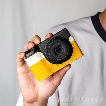 Husă din piele naturală pentru Ricoh GR3/GR3X, geantă de umăr SLR, primăvara 2025, unisex