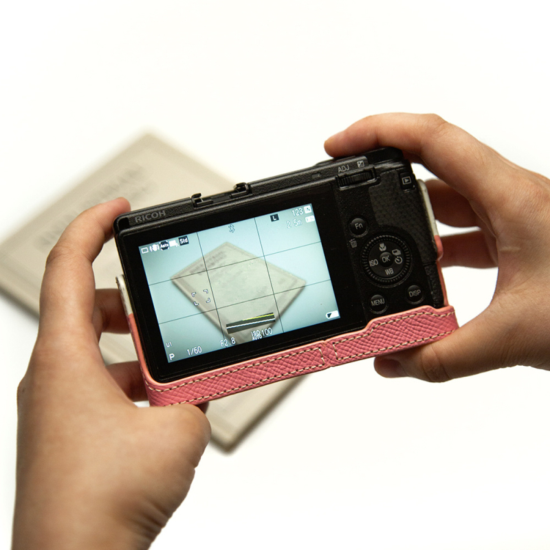 Husă din piele naturală pentru Ricoh GR3/GR3X, geantă de umăr SLR, primăvara 2025, unisex