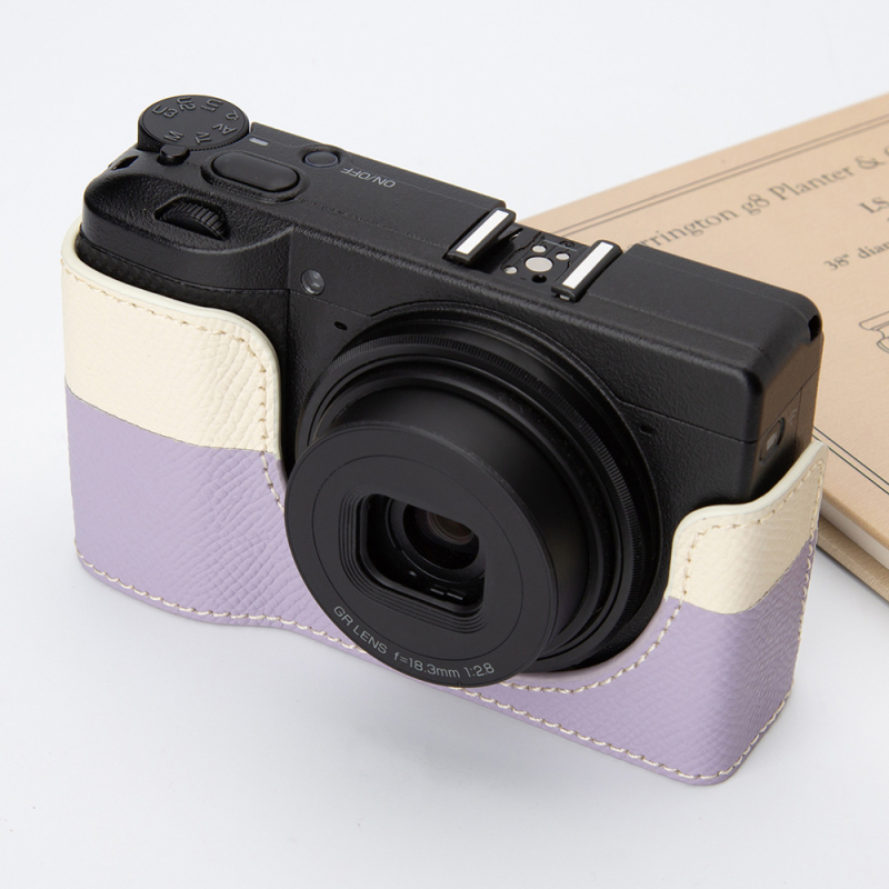 Husă din piele naturală pentru Ricoh GR3/GR3X, geantă de umăr SLR, primăvara 2025, unisex