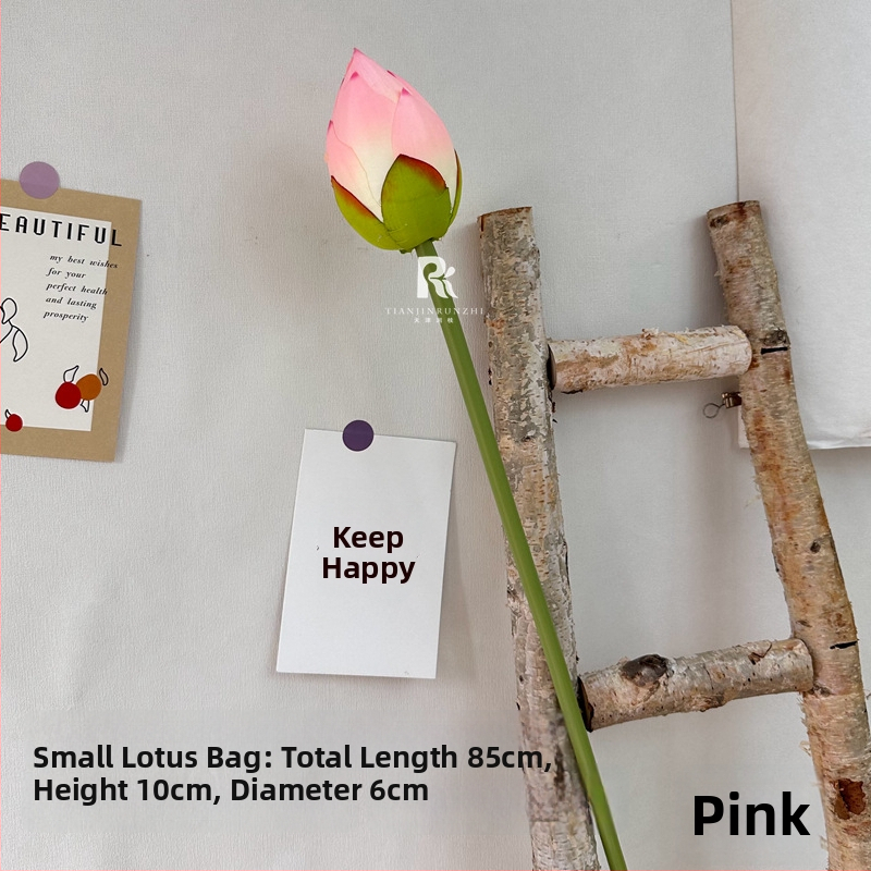 Runzhi umelecký lotos s listom – hodvábny lotos, čínske štýlo chinoiserie, svadobná dekorácia a rekvizity pre fotografiu (Značka Runzhi; Materiál: hodváb; Použitie: svadba, rekvizity pre fotografiu; Štýl: chinoiserie)