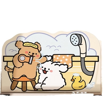 Килим за баня, правоъгълен, мек диатомит, абстрактен принт, пране в пералня, печатен дизайн