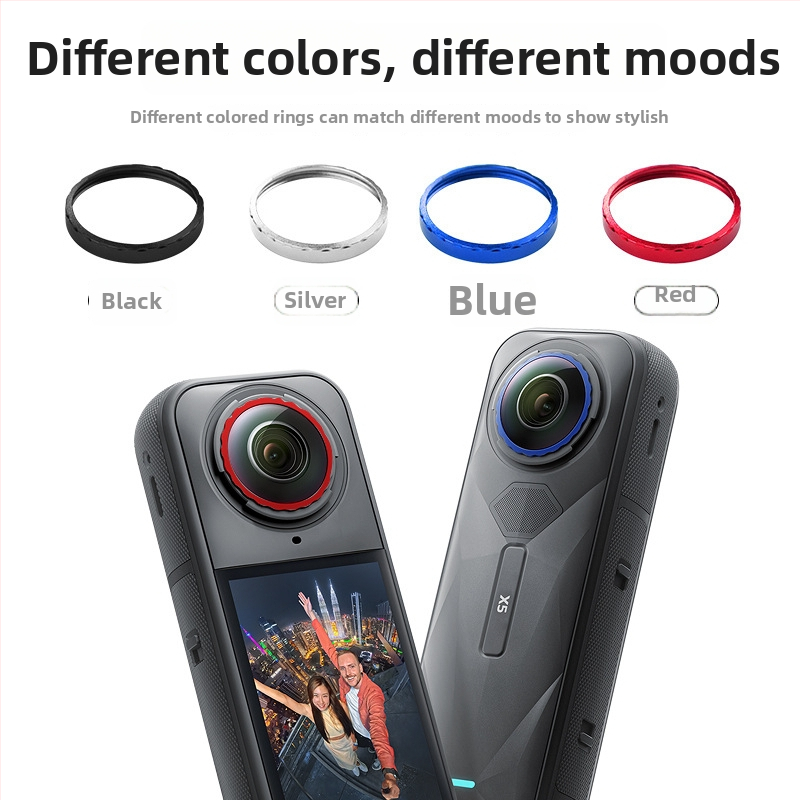 Set de lentile detașabile pentru Insta360 X5, sticlă optică, lentilă HD