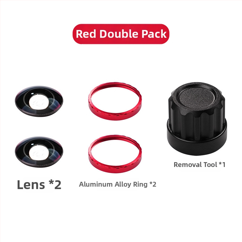 Set de lentile detașabile pentru Insta360 X5, sticlă optică, lentilă HD