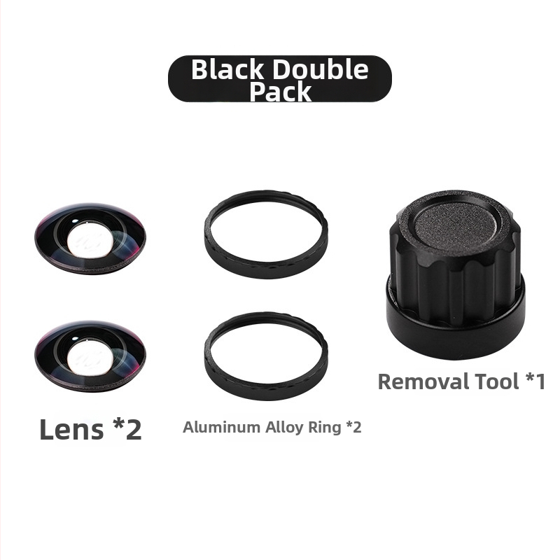 Set de lentile detașabile pentru Insta360 X5, sticlă optică, lentilă HD