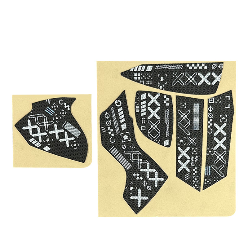 Risheng Универсални противохлъзгащи крачета за мишка – PU кожа с текстура на гущер, абсорбира изпотяването, гладка и износоустойчива повърхност, персонализирана мостра