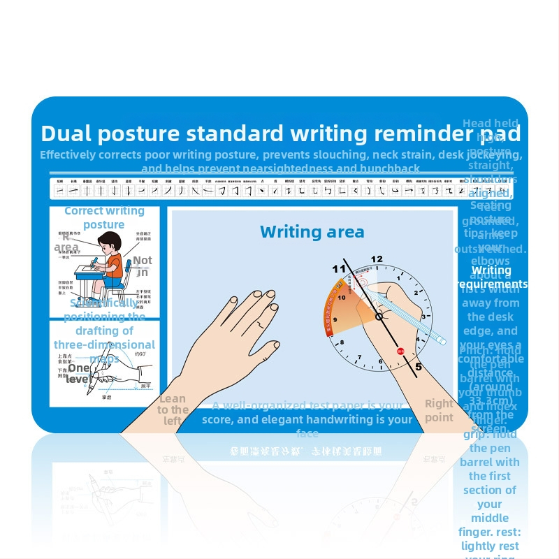 Gumijas galda paliktnis, pretslīdīgs, ar drukātu logotipu — japāņu vienkāršā stila biroja galda paliktnis