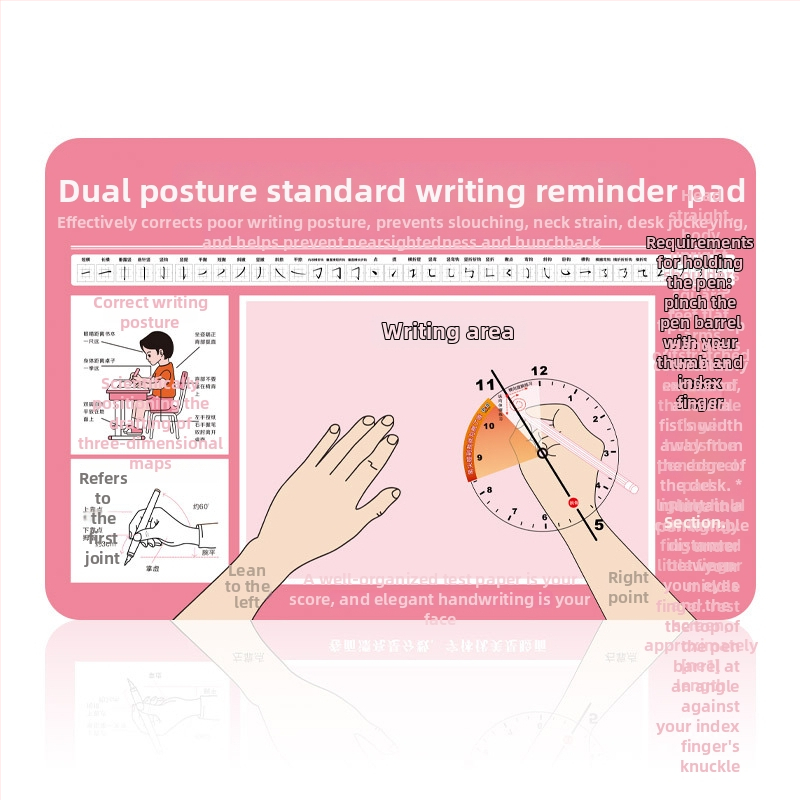 Gumijas galda paliktnis, pretslīdīgs, ar drukātu logotipu — japāņu vienkāršā stila biroja galda paliktnis