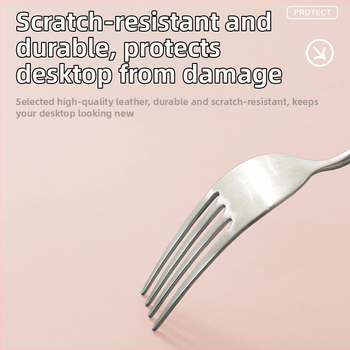 Ādas galda paliktnis, divpusējs, pretslīdēšana, karstā pārneses druka, logotipa druka iespējama, pielāgoti paraugi un zīmējumi