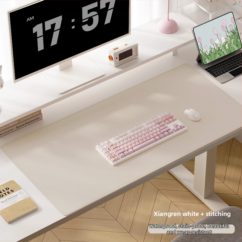 Ādas galda paliktnis, divpusējs, pretslīdēšana, karstā pārneses druka, logotipa druka iespējama, pielāgoti paraugi un zīmējumi