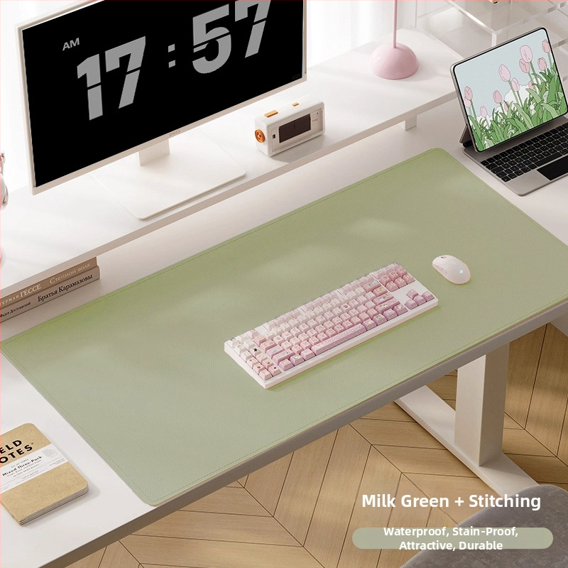 Ādas galda paliktnis, divpusējs, pretslīdēšana, karstā pārneses druka, logotipa druka iespējama, pielāgoti paraugi un zīmējumi