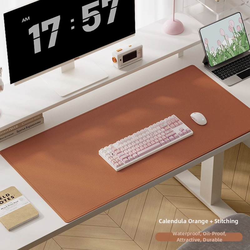 Ādas galda paliktnis, divpusējs, pretslīdēšana, karstā pārneses druka, logotipa druka iespējama, pielāgoti paraugi un zīmējumi