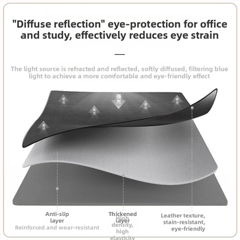 Ādas divpusēja galda paliktnis ar pretslīdējošu virsmu, logotipa drukāšana un pielāgošana