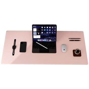 Ādas galda paliktnis, divpusīgs, pretslīdīgs, pielāgota apdruka