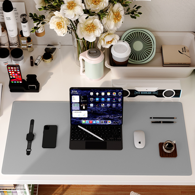 Ādas galda paliktnis, divpusīgs, pretslīdīgs, pielāgota apdruka