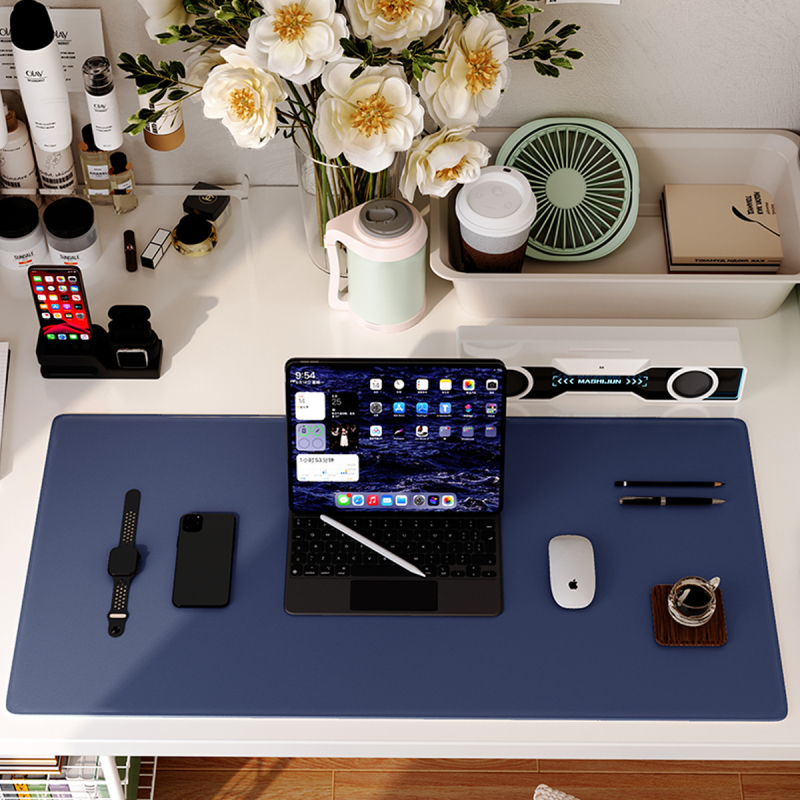 Ādas galda paliktnis, divpusīgs, pretslīdīgs, pielāgota apdruka