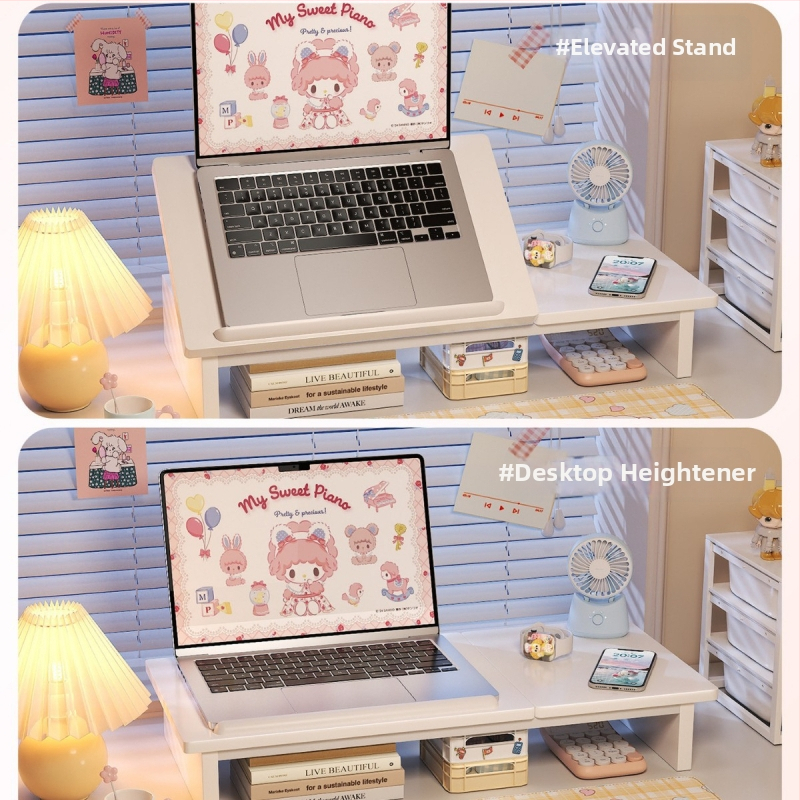 Portatīvo datora statīvs ar pacelamu vertikālo turētāju datoram un planšetēm – bloks no blīvās plātnes; Modelis 484; Preces kods 15; Zīmols 6