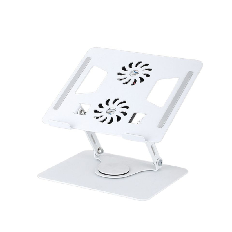 Klēpjdatora statīvs ar 360° pagriezienu, integrēta dzesēšana, atdalāms RGB ventilators