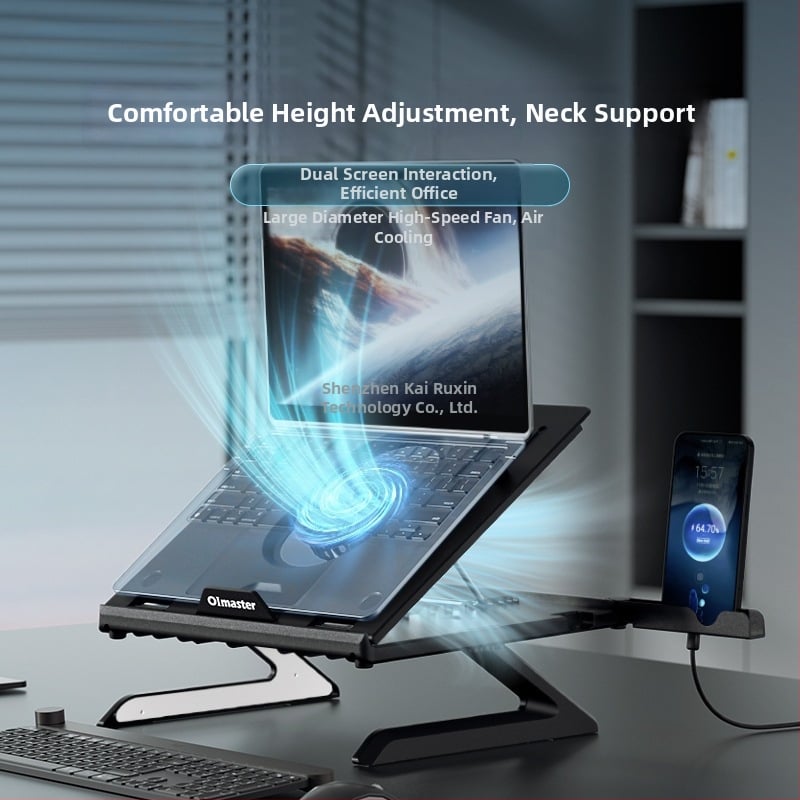 Datora portatīvā statīva ar pacēlumu dzesēšanai — Modelis Yh-ap9001, Plastmasa, Griežams, Zīmols Oimaster / i love moosite