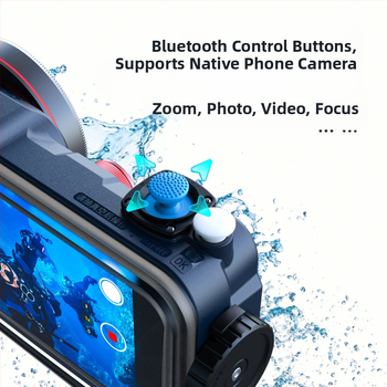 Po vandeniu veikiantis telefono dėklas, atsparus vandeniui iki 40 m, modelis C40 Pro — ABS stiklo lydinio medžiaga, svoris 427 g, logotipo spausdinimo galimybė