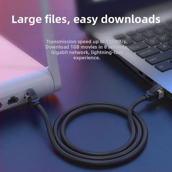 Cablu de rețea Cat6 ecranat, Twisted-Pair, cupru fără oxigen, 1000 Mbps, RJ-45, interior