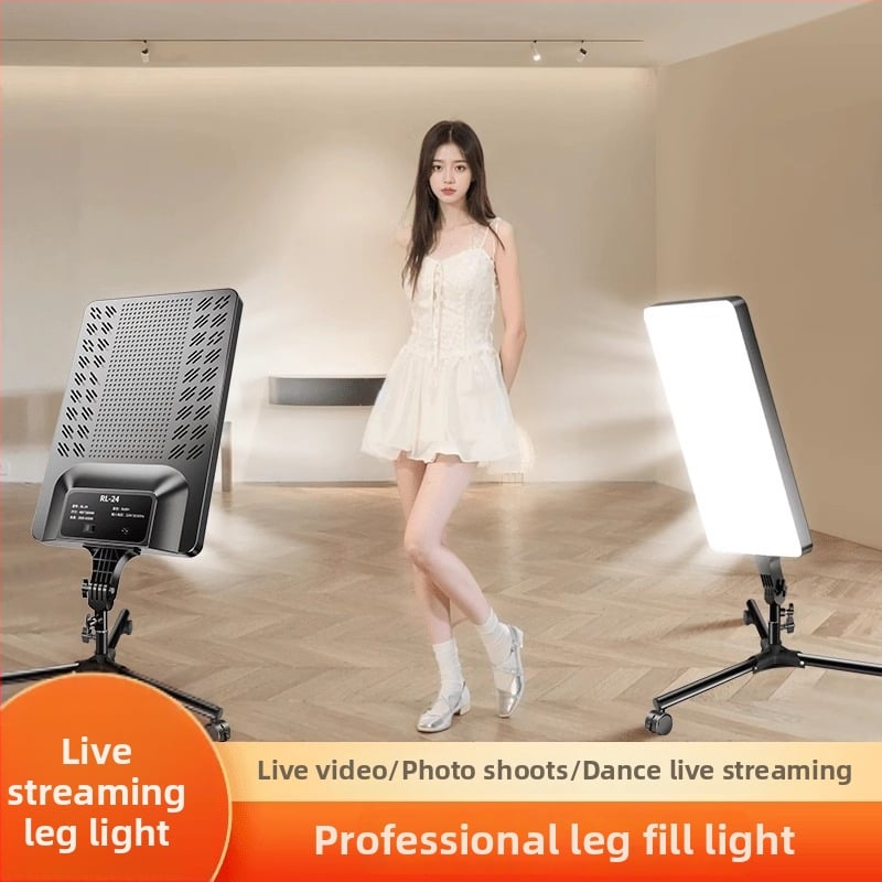 Portatiivne fotograafia valgus reguleeritava heleduse ja värvitemperatuuriga, ilma eraldi toiteallikata