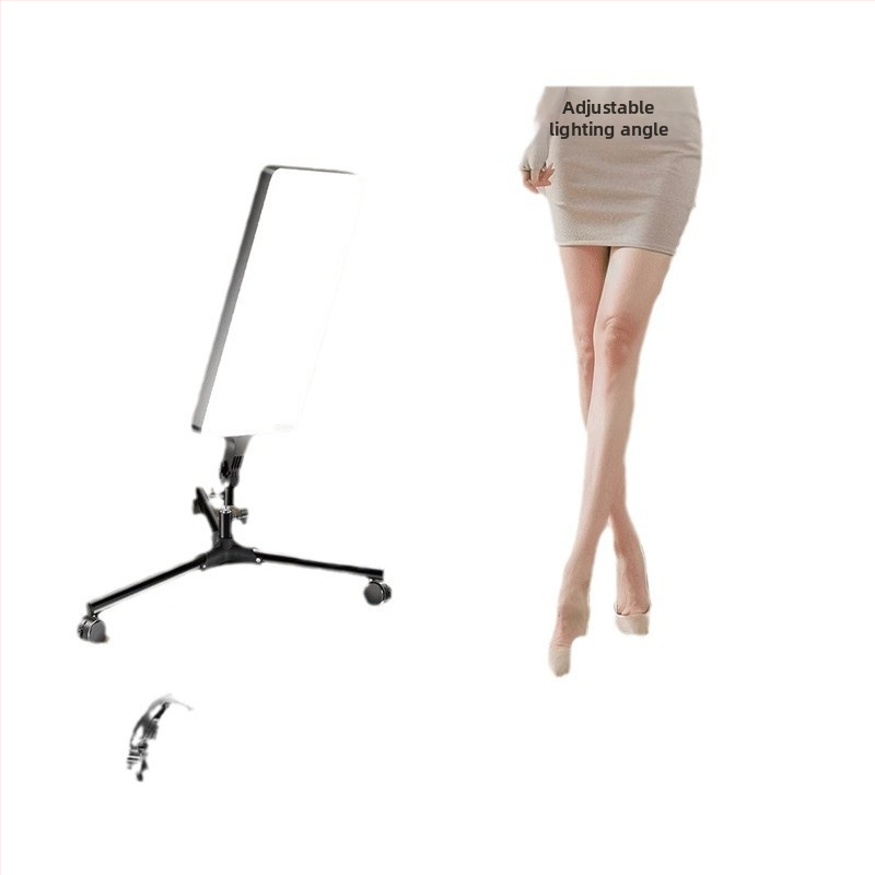 Pārnēsama fotogrāfijas gaisma ar regulējamu spilgtumu un krāsu temperatūru, bez neatkarīgas barošanas