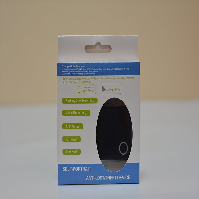 Έξυπνος ιχνηλάτης Bluetooth κατά της απώλειας για Android και iOS, μοντέλο FBH-004, εμβέλεια 25 m, μπαταρία 210 mAh, ABS πλαστικό