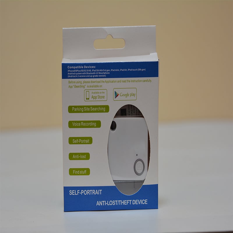Έξυπνος ιχνηλάτης Bluetooth κατά της απώλειας για Android και iOS, μοντέλο FBH-004, εμβέλεια 25 m, μπαταρία 210 mAh, ABS πλαστικό