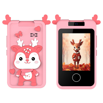 Детска дигитална камера с мобилен стил, обратим дизайн, 24MP снимки, TF карта поддръжка, видеозапис