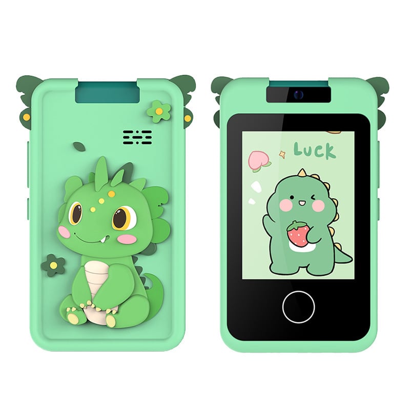 Детска дигитална камера с мобилен стил, обратим дизайн, 24MP снимки, TF карта поддръжка, видеозапис