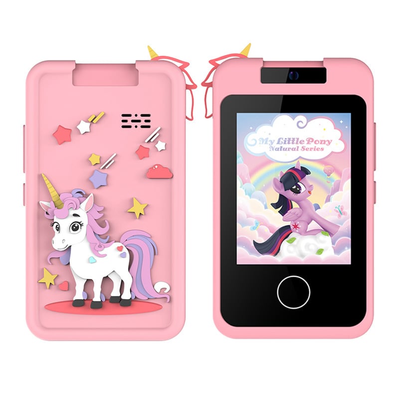 Детска дигитална камера с мобилен стил, обратим дизайн, 24MP снимки, TF карта поддръжка, видеозапис